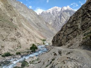 En haute altitude dans le Pamir